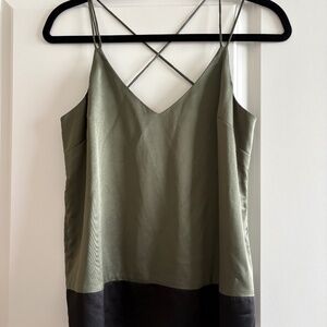 Size Small satin bebe tank top